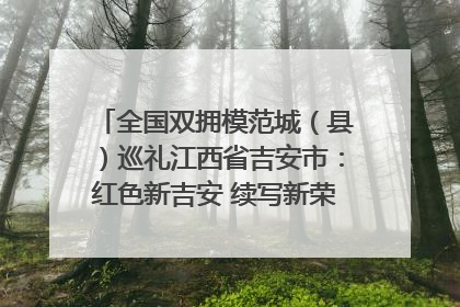 全国双拥模范城（县）巡礼江西省吉安市：红色新吉安 续写新荣光 奋力谱写新时代双拥工作新篇章